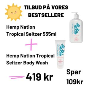 BESTSELLER TILBUD: Hemp Nation Tropical Seltzer