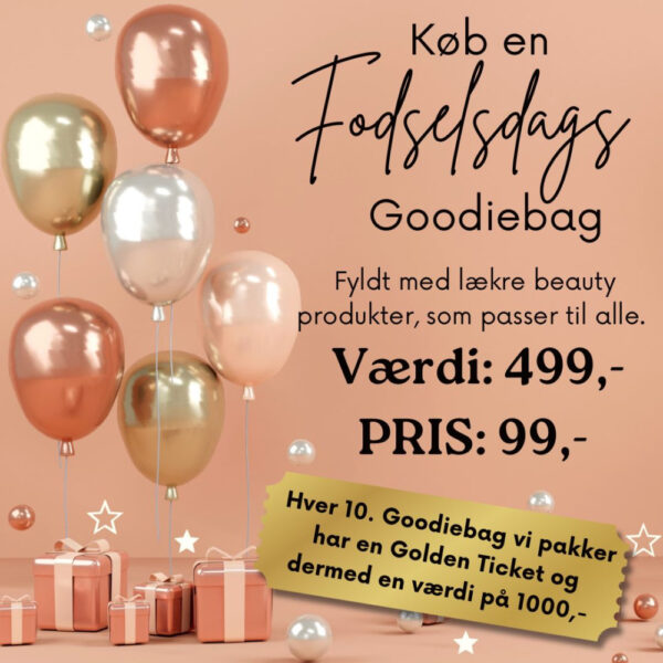 goodiebag op til 1000,- i værdi