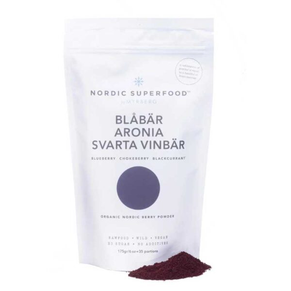 Nordic Superfood Blå Antioxidant pulver