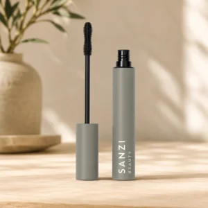 Sanzi Beauty Mascara Volume & Curl Sort med serum