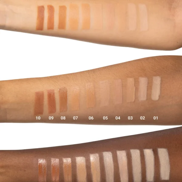 SANZI BEUATY - SERUM FOUNDATION MINERAL PIGMENTS - MEDIUM COOL ROSY - Image 3
