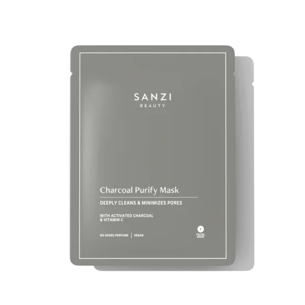 SANZI BEUATY - SHEET MASK - CHARCOAL PURIFY