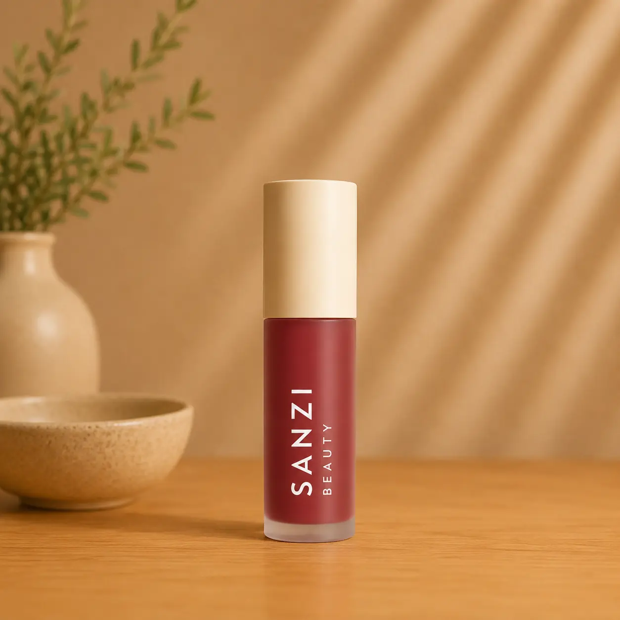 SANZI BEAUTY - LIP SHEEN - CHESTNUT