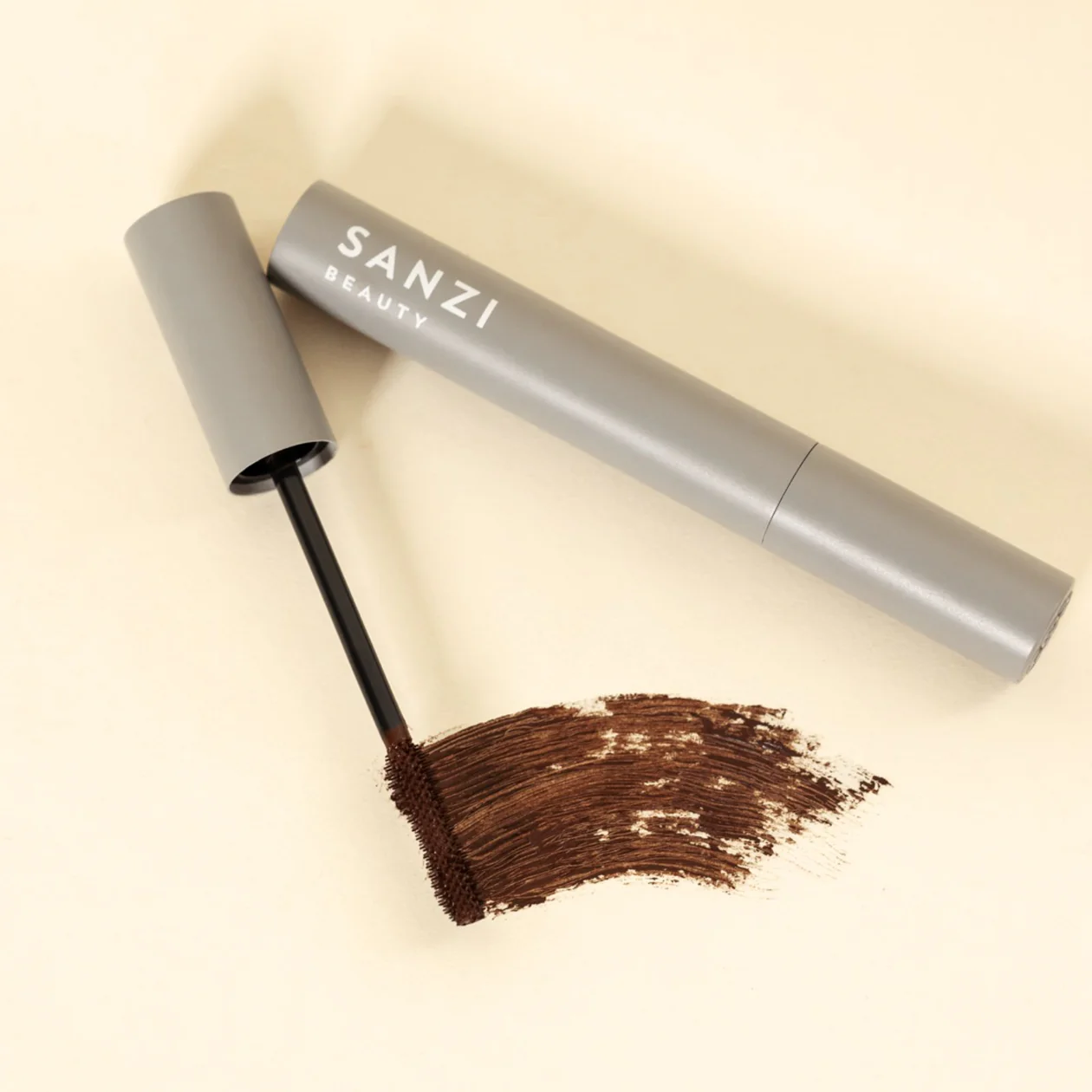 Sanzi Beauty MASCARA VOLUME & CURL (brown) med SERUM - Billede 2