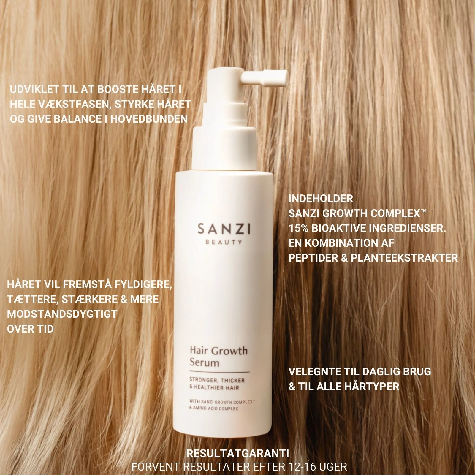 Sanzi Beauty - HAIR GROWTH SERUM 120ml - Billede 2