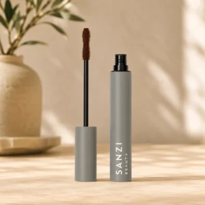Sanzi Beauty MASCARA VOLUME & CURL (brown) med SERUM