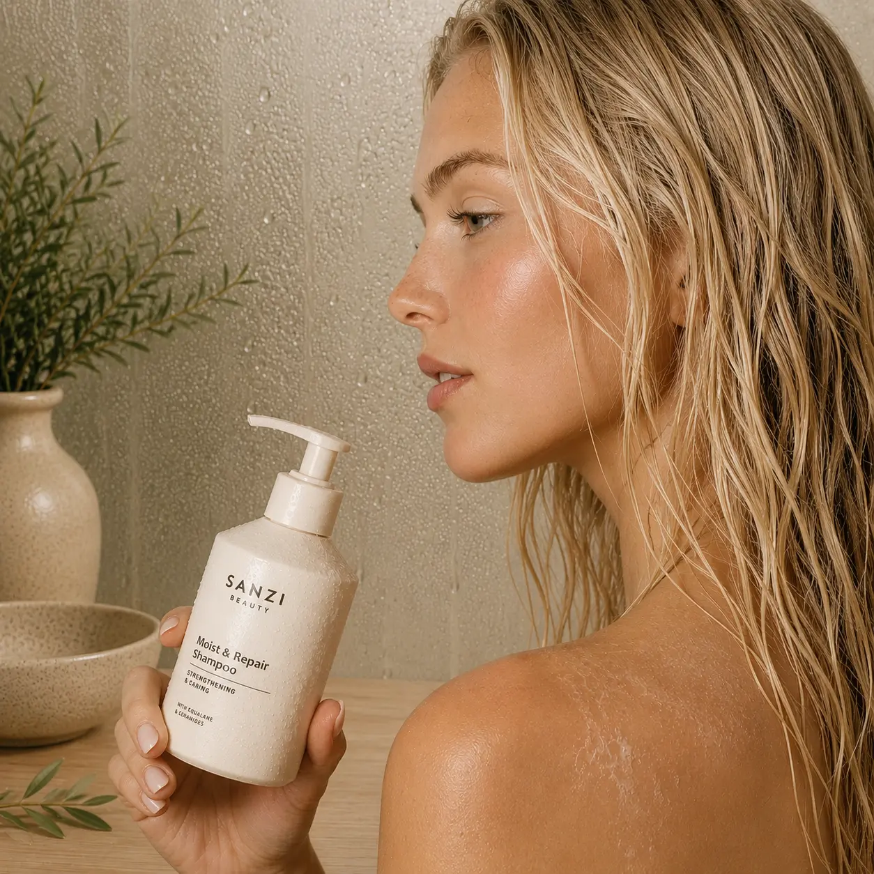 Sanzi Beauty - MOIST & REPAIR SHAMPOO - Billede 2