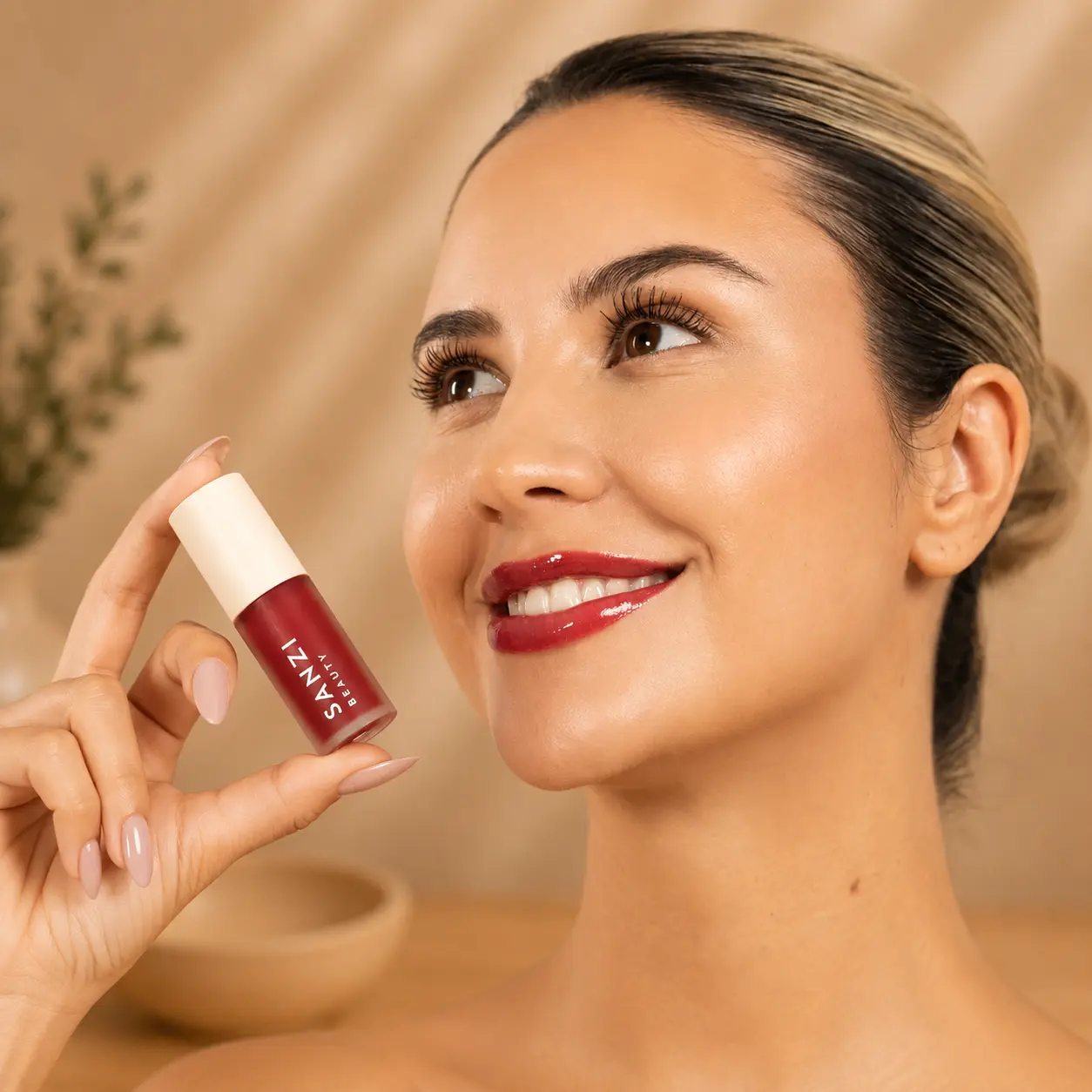 SANZI BEAUTY - LIP SHEEN - CHERRY - Billede 2