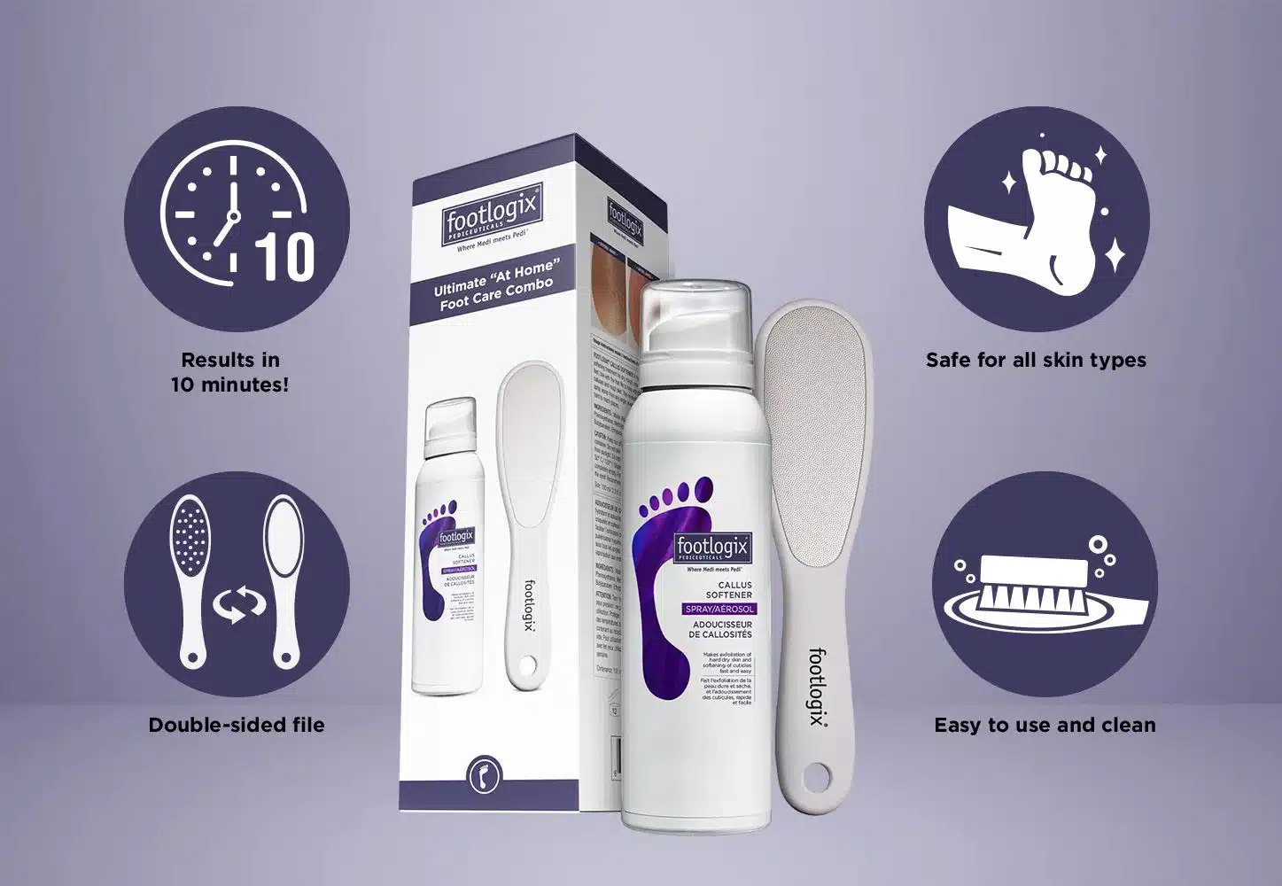 footlogix - Ultimate At Home Foot Care Combo - Billede 7